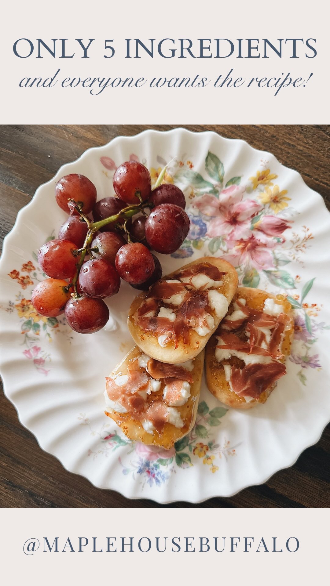 Fig, Prosciutto & Goat Cheese Bites, yum!
🍽️Here’s a crowd-pleasing dish that’s simple enough to not overwhelm moms with ADHD (like me ☺️). 
🤎I served this first to my mom, then brought it to a work event and my family picnic (where I am in this video) and I got ton of requests for the recipe. 
I’m even making it ahead tonight to bring it to a graduation party tomorrow. It’s really that good!

Here’s the recipe:
Ingredients:
1. Stonefire naan dippers
2. Fig spread
3. Goat cheese crumbles
4. Prosciutto 
5. Honey and/or balsamic glaze (optional but good)

Instructions:
1. Preheat the oven to 350 degrees 
2. Layer fig spread onto naan dippers
3. Sprinkle crumbly goat cheese over top
4. Top with little pieces of prosciutto 
5. Bake for 10-15 minutes or until cheese is soft and prosciutto reaches desired crispness.
6. Drizzle with honey and/or balsamic glaze for added flavor 

That’s it - enjoy! Save for later and let me know if you make it!