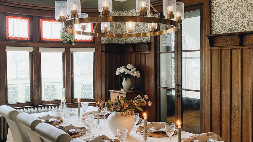 historic home, dining room design